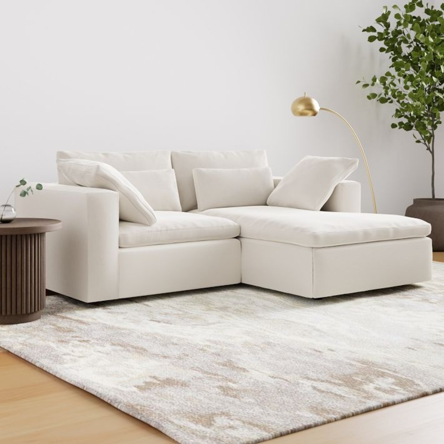 West Elm Harmony Modular with Ottoman - image-6