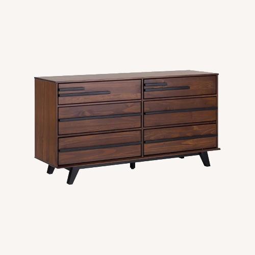 Used Amiliya Solid Wood Detailed 6-Drawer Dresser for sale on AptDeco