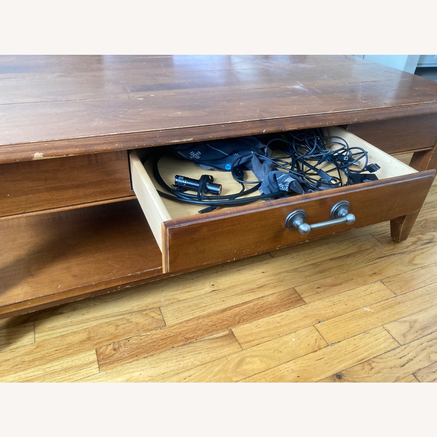 Ethan Allen Solid Wood Coffee Table - image-8