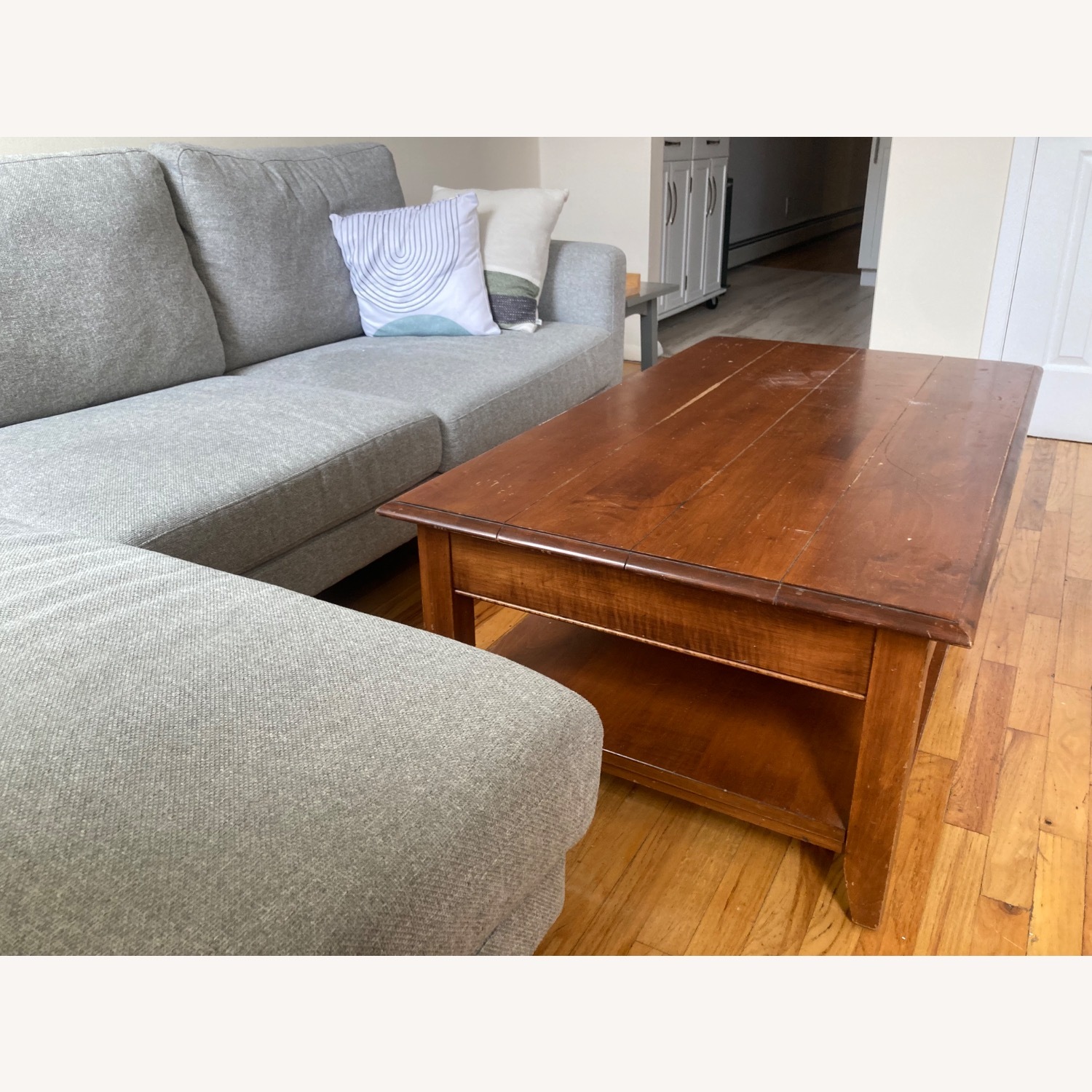 Ethan Allen Solid Wood Coffee Table - image-5