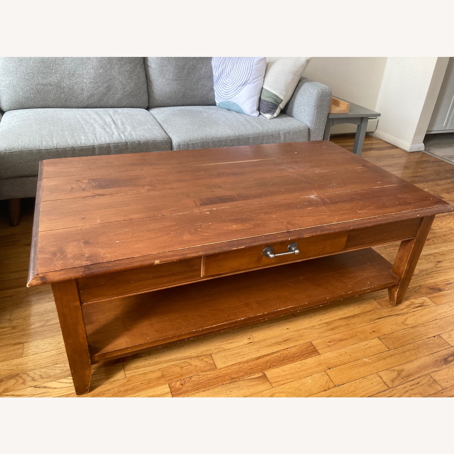 Ethan Allen Solid Wood Coffee Table - image-3