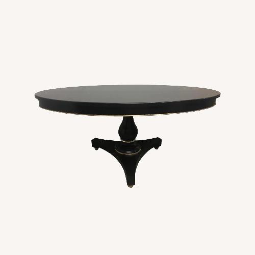 Used Transitional Black Elliptical Table for sale on AptDeco