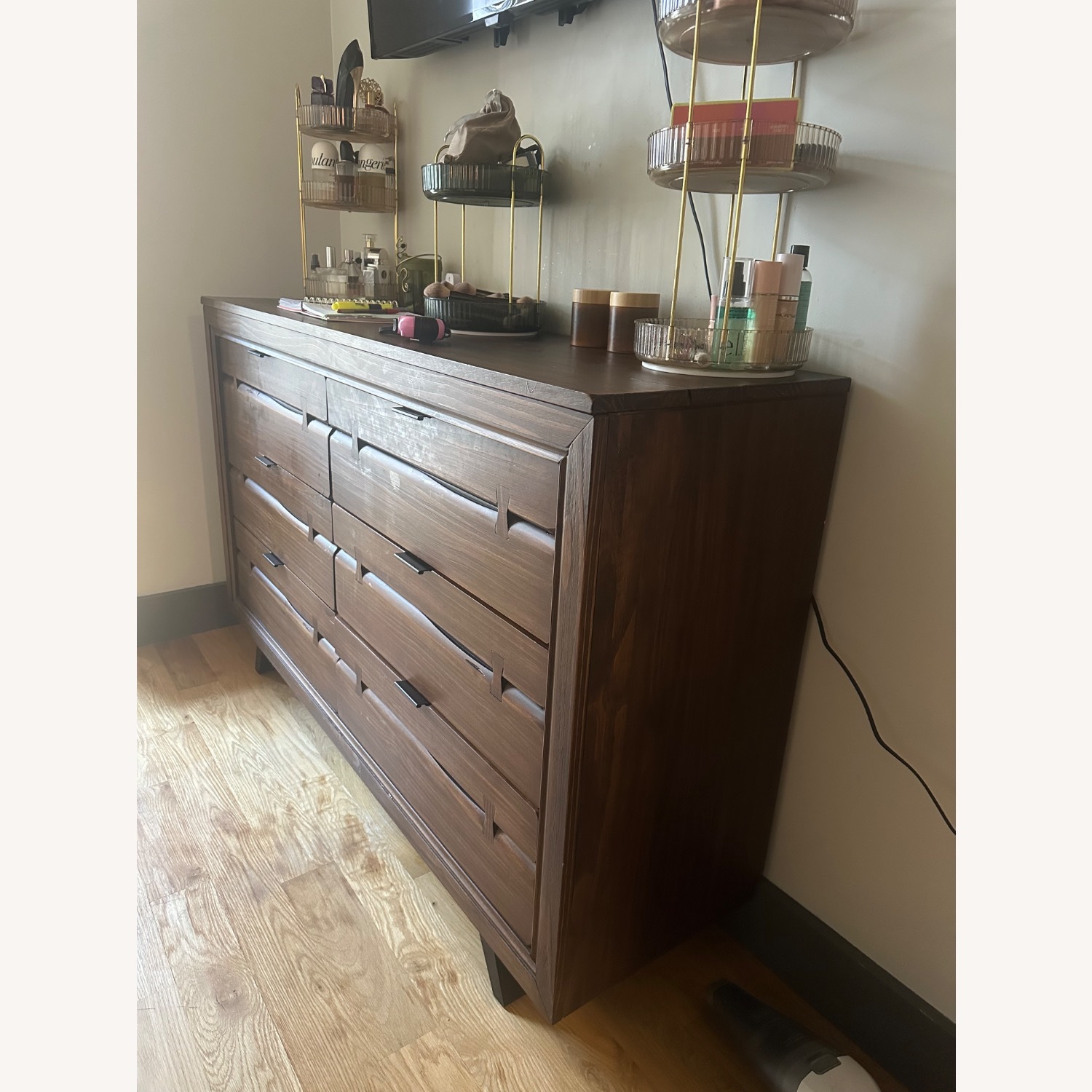 Brown Wooden Dresser - image-3