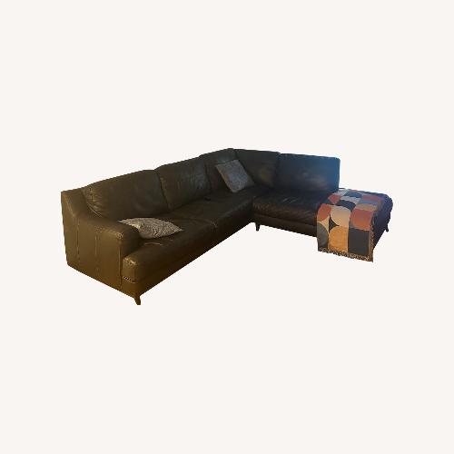 Used Dark Grey Sectional Couch for sale on AptDeco