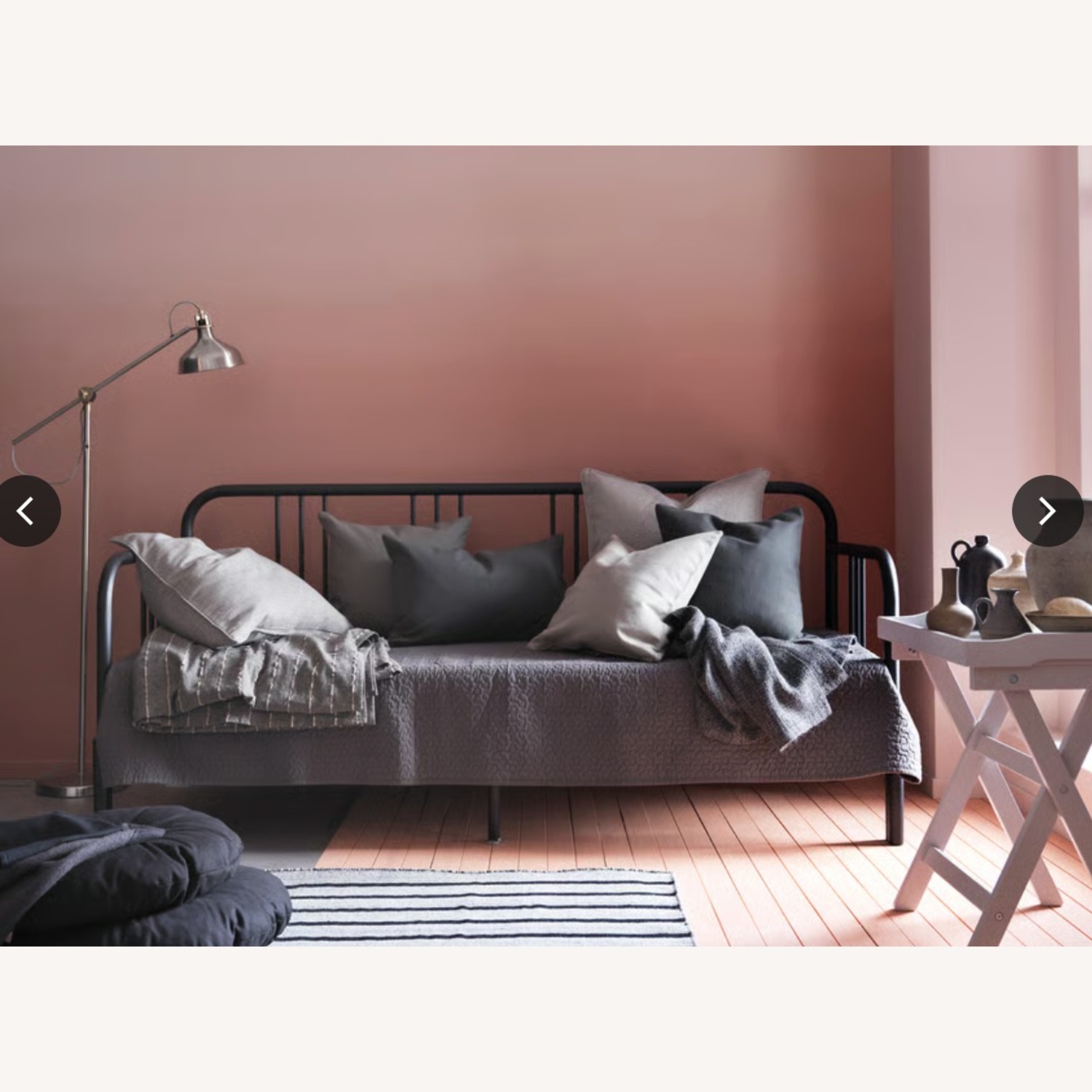 【SSS+】 IKEA　FYRESDAL 　ダブルベッド FYRESDAL Daybed frame, black, Twin - IKEA US