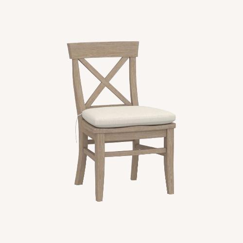 Used Pottery Barn Aaron Dining Chairs Set of 8  for sale on AptDeco