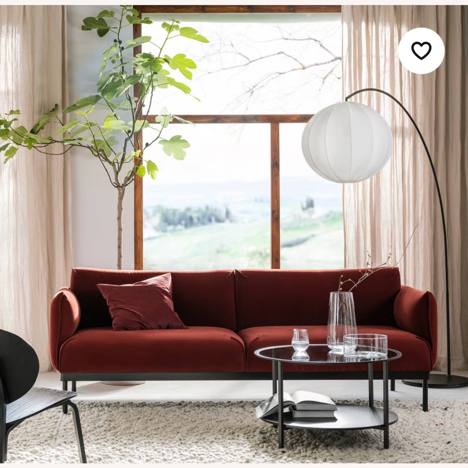 IKEA ÄPPLARYD Reddish Brown Sofa - image-3