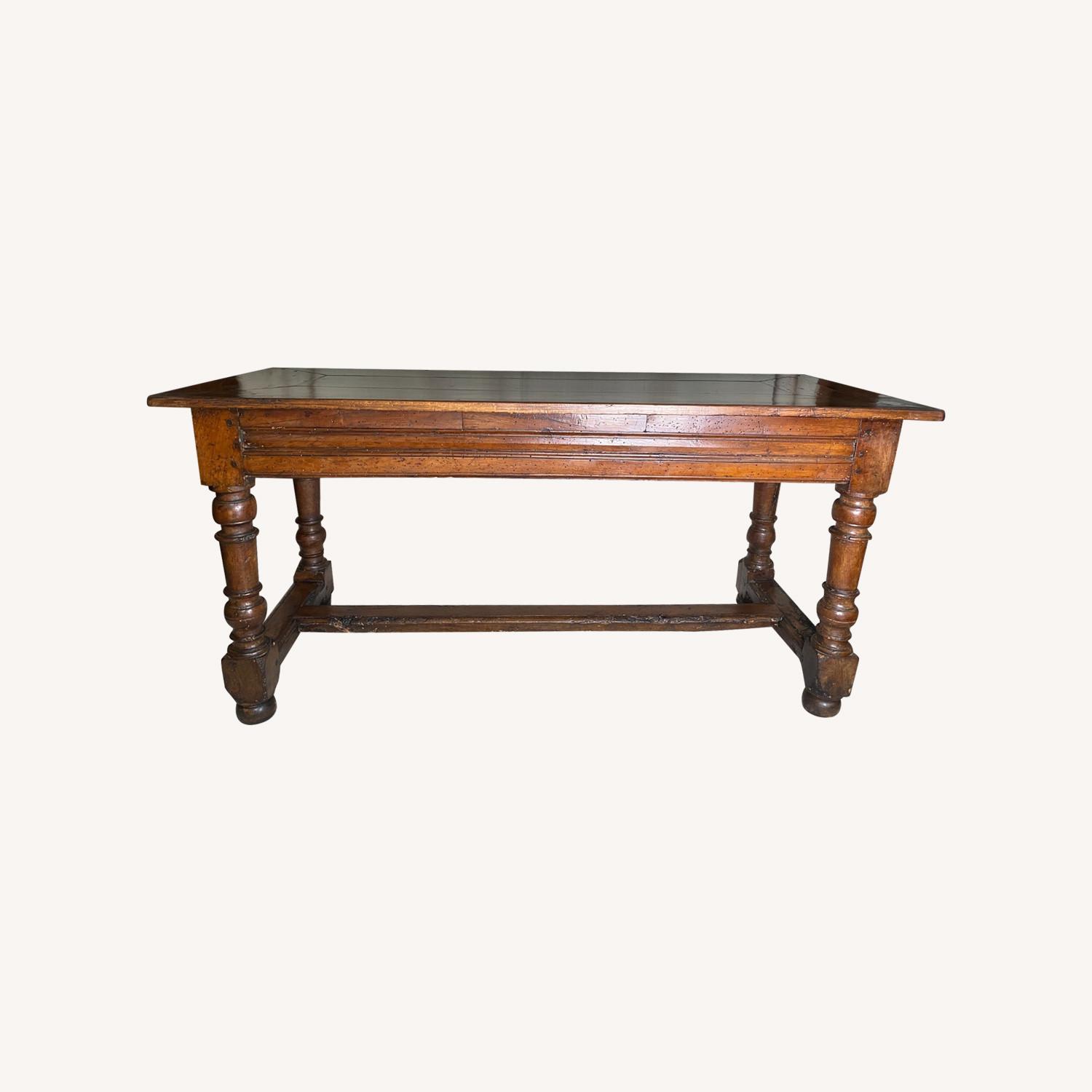 18th Century French Walnut Country Table - image-0