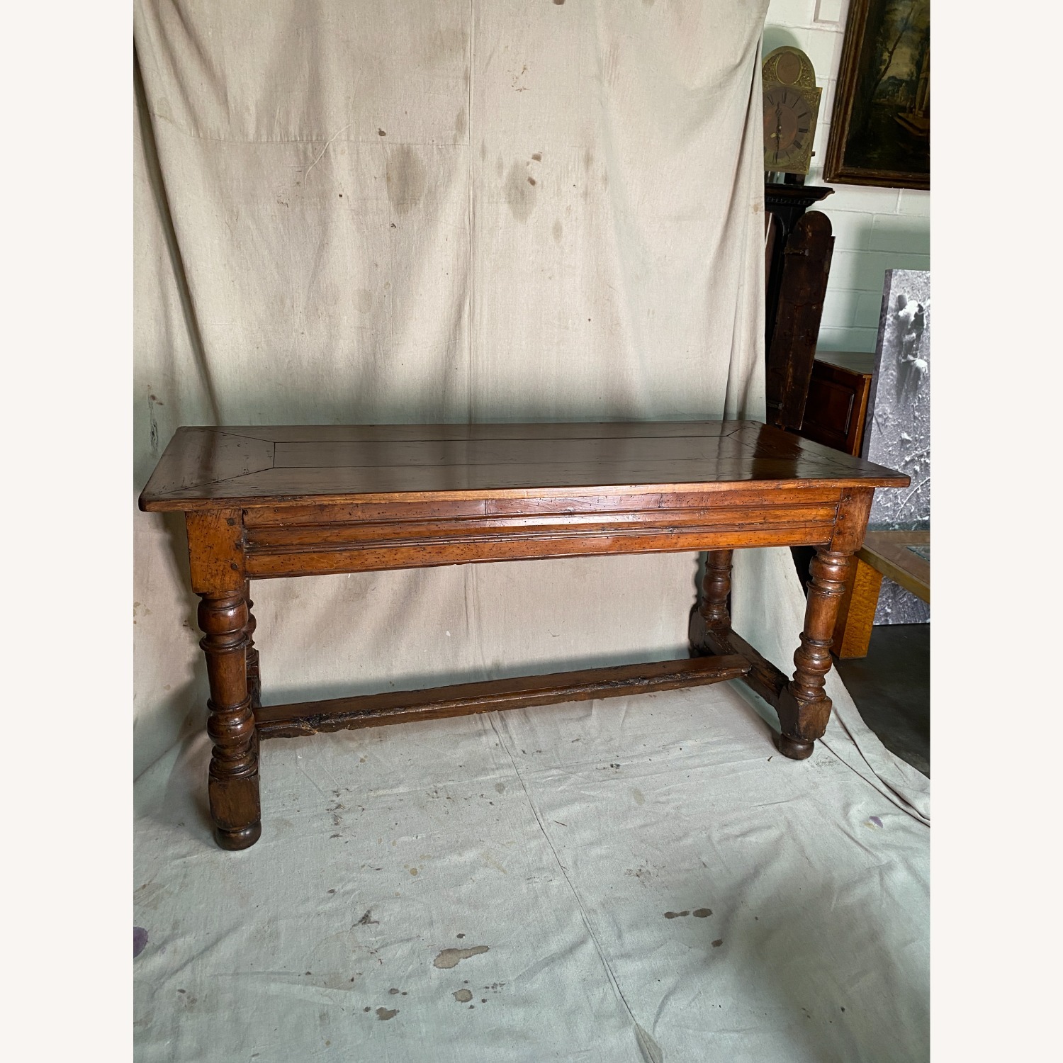 18th Century French Walnut Country Table - image-2