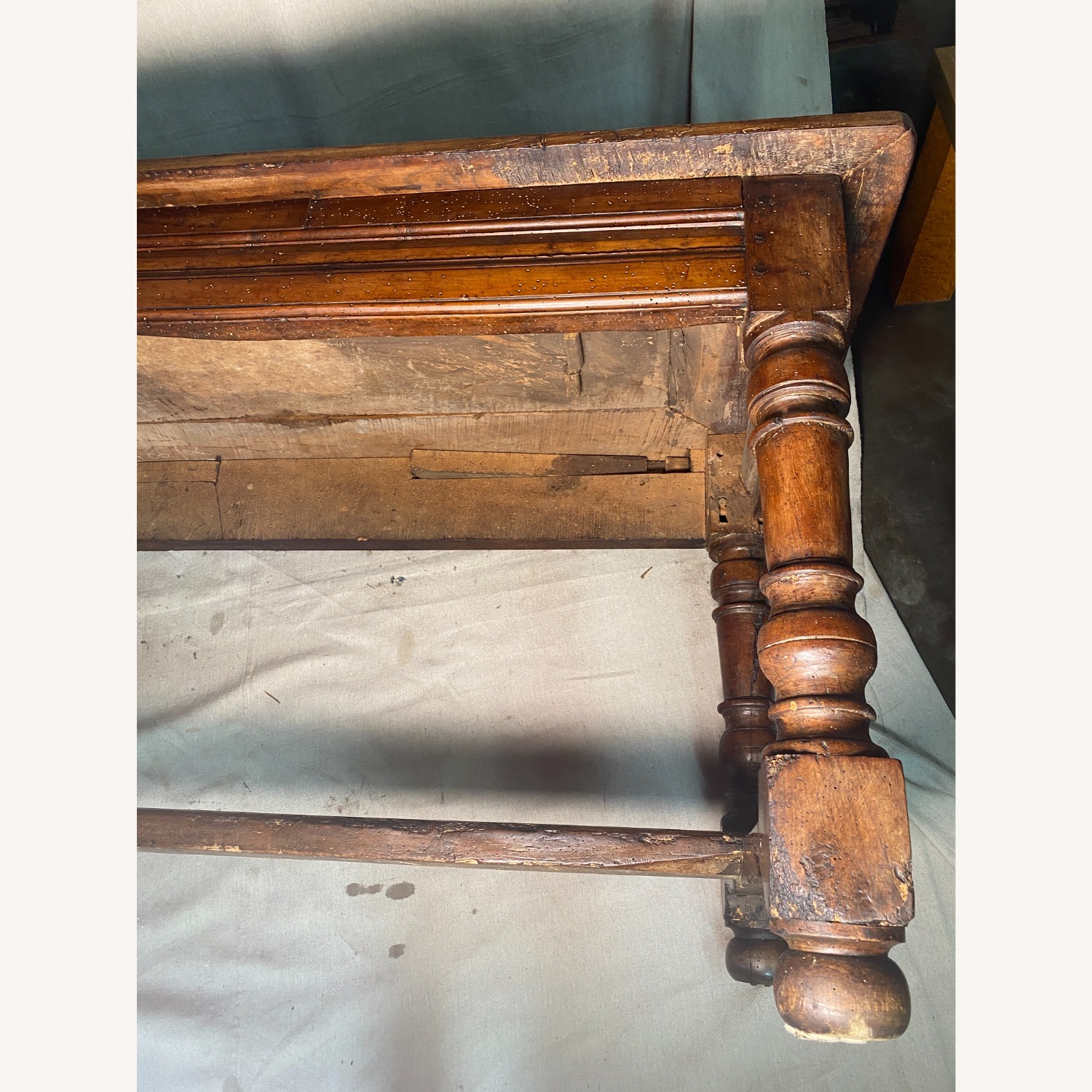 18th Century French Walnut Country Table - image-6