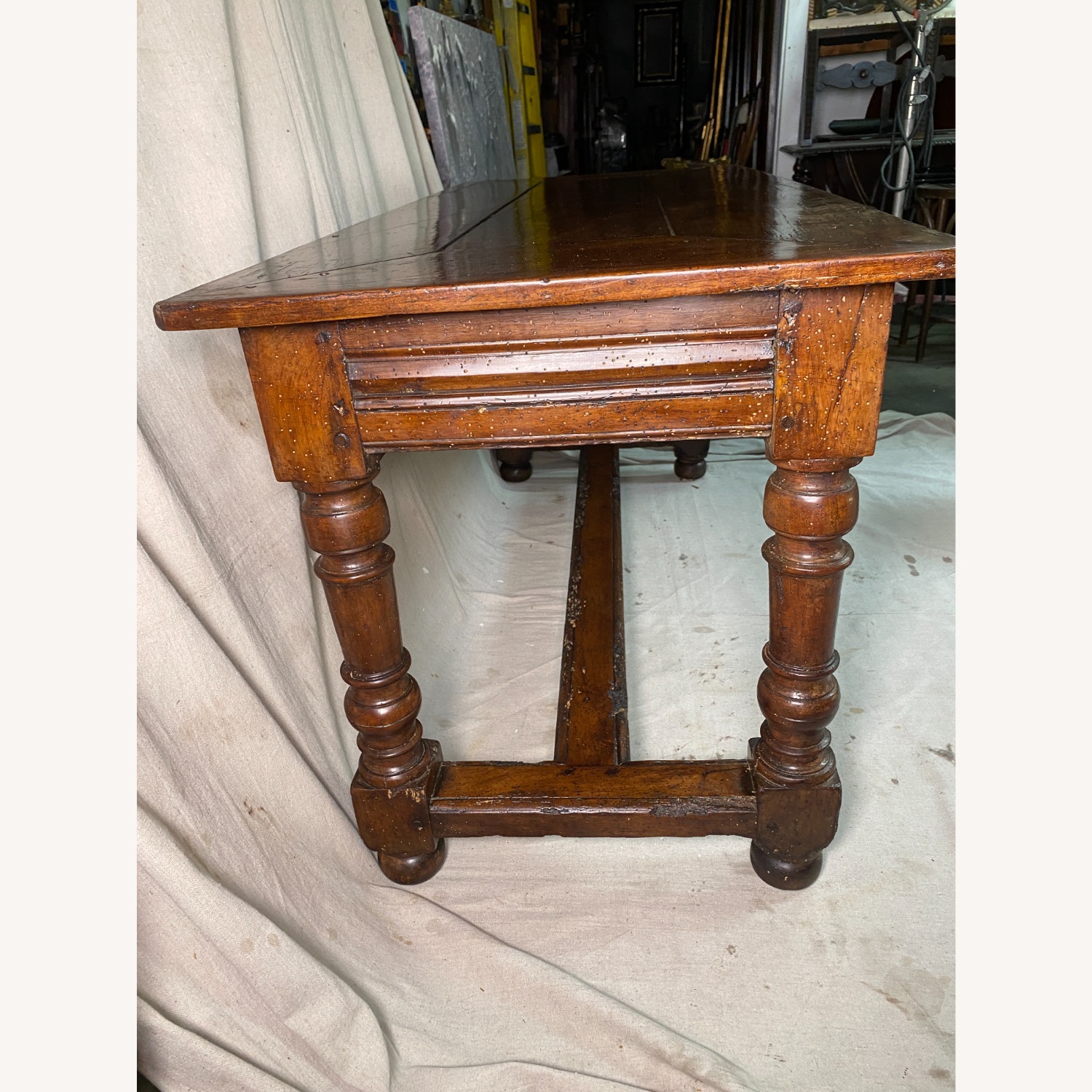 18th Century French Walnut Country Table - image-4