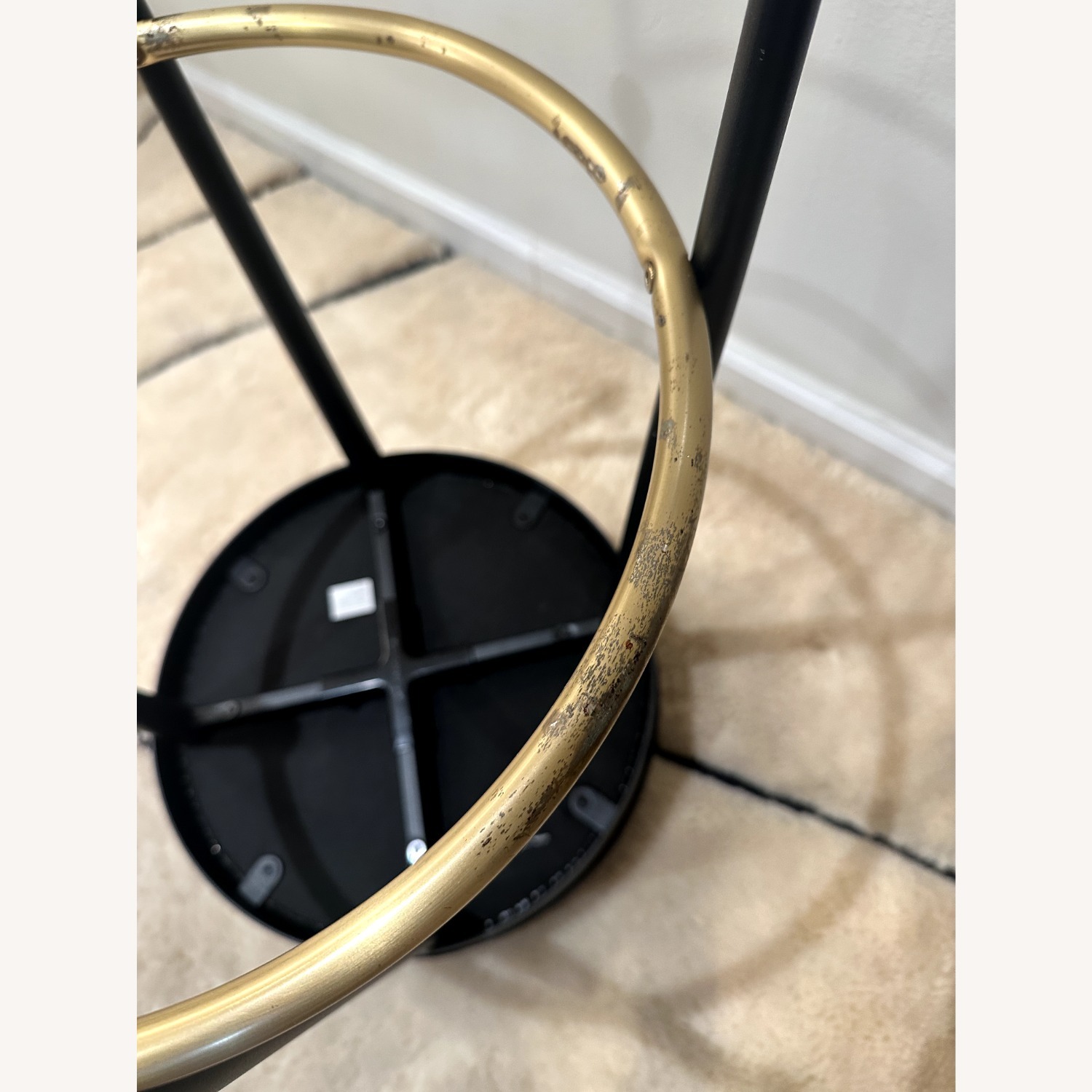 CB2 Atlas Black Velvet Counter Stools - image-6