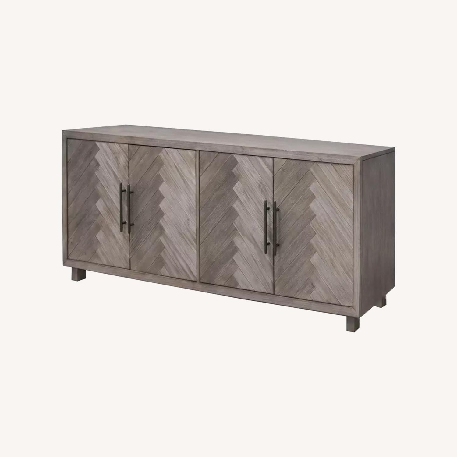 Martin Furniture Palisades 80" TV Console, Grey - image-0