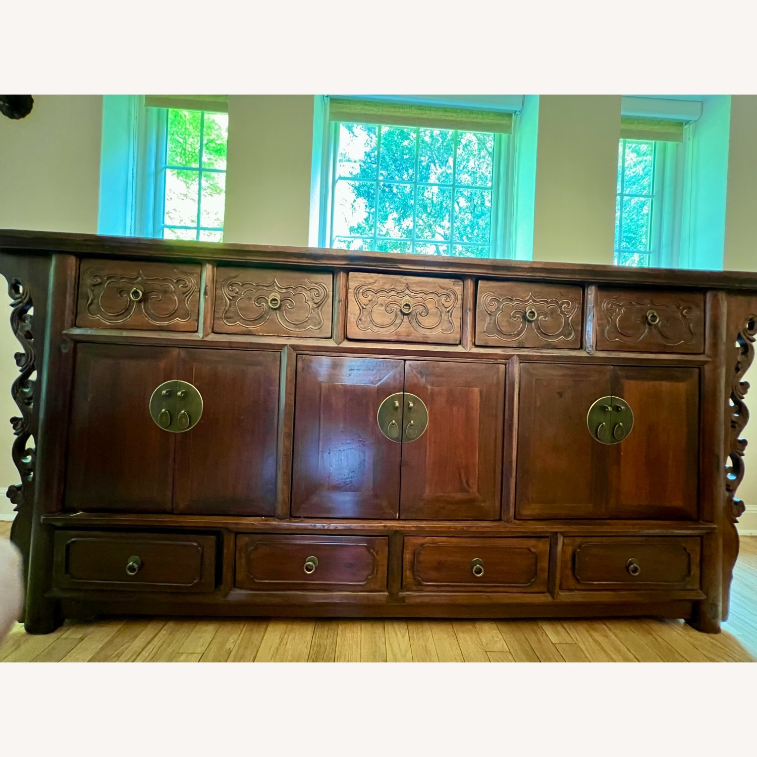 Solid Wood Multi-storage Sideboard - image-2