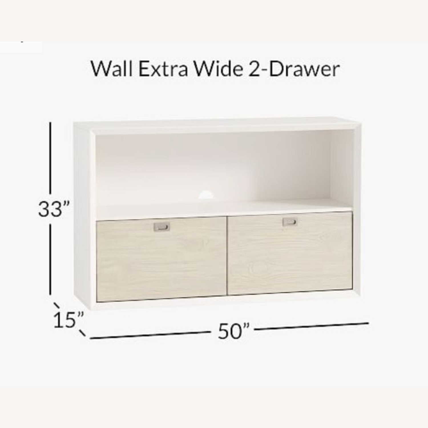 Callum Wall Extra Wide 2-Drawer - image-2