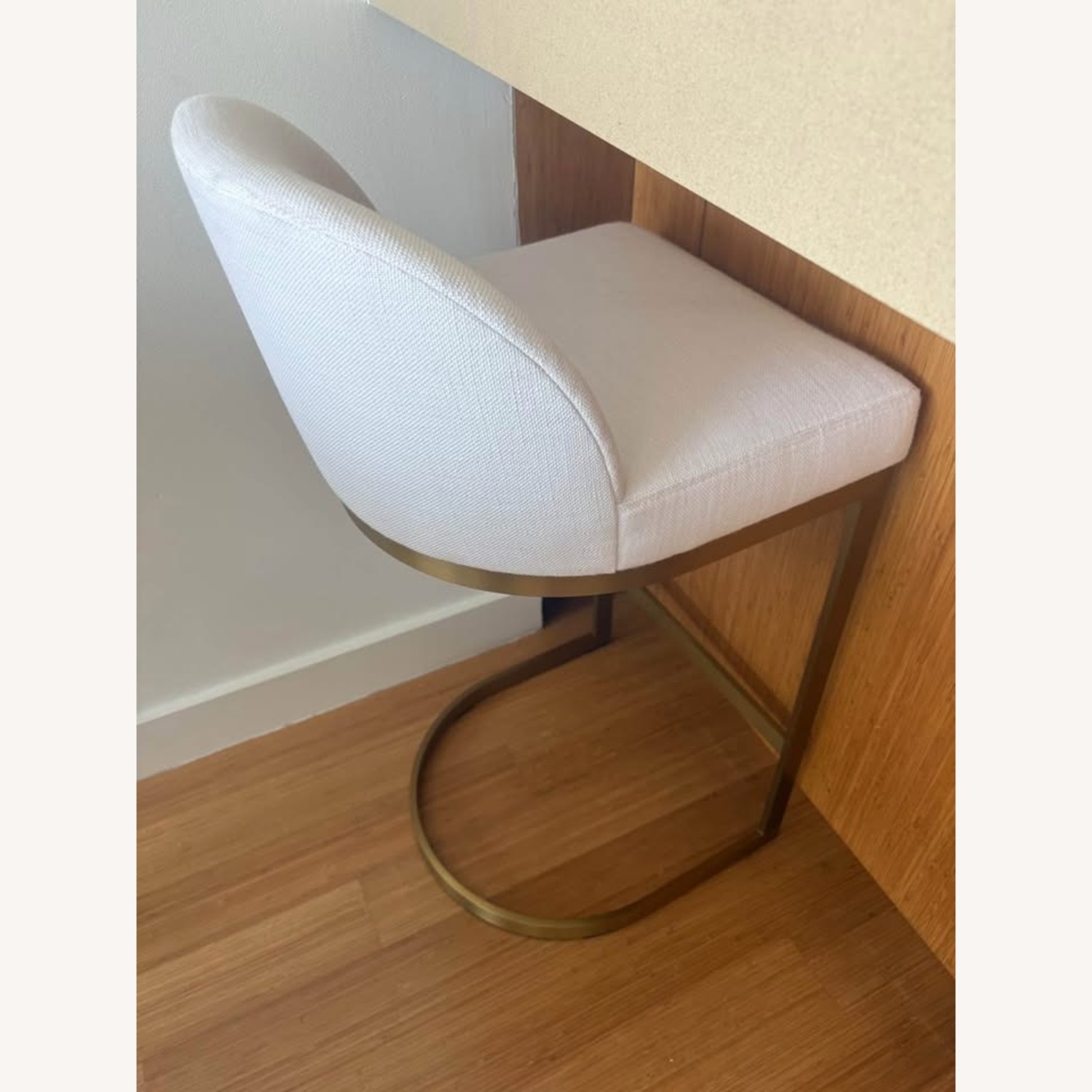 Restoration Hardware 1960s Rome Fabric Counter Stool - image-1