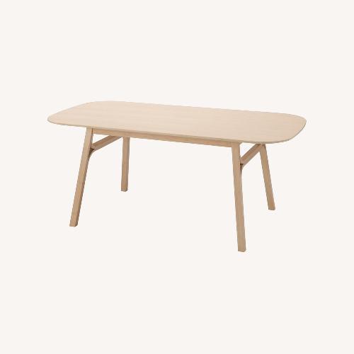 Used IKEA Voxlov Bamboo Table  for sale on AptDeco