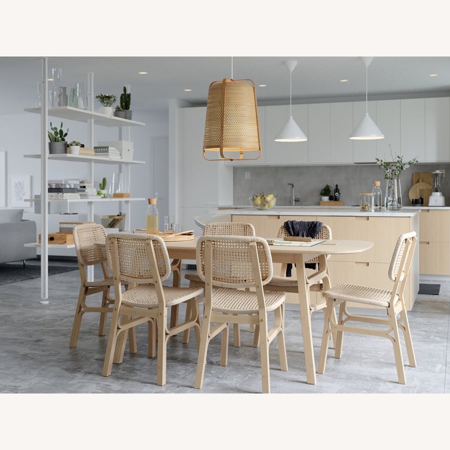 IKEA Voxlov Bamboo Table - image-2