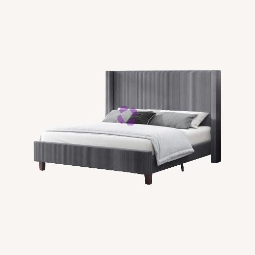 Used Wayfair Wade Logan Upholstered Bed for sale on AptDeco
