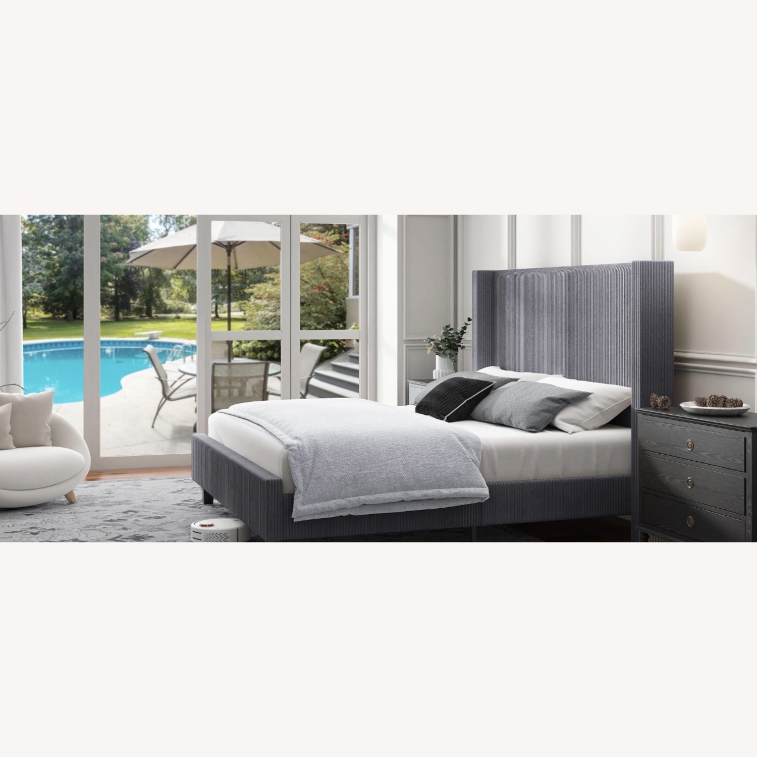 Wayfair Wade Logan Upholstered Bed - image-3