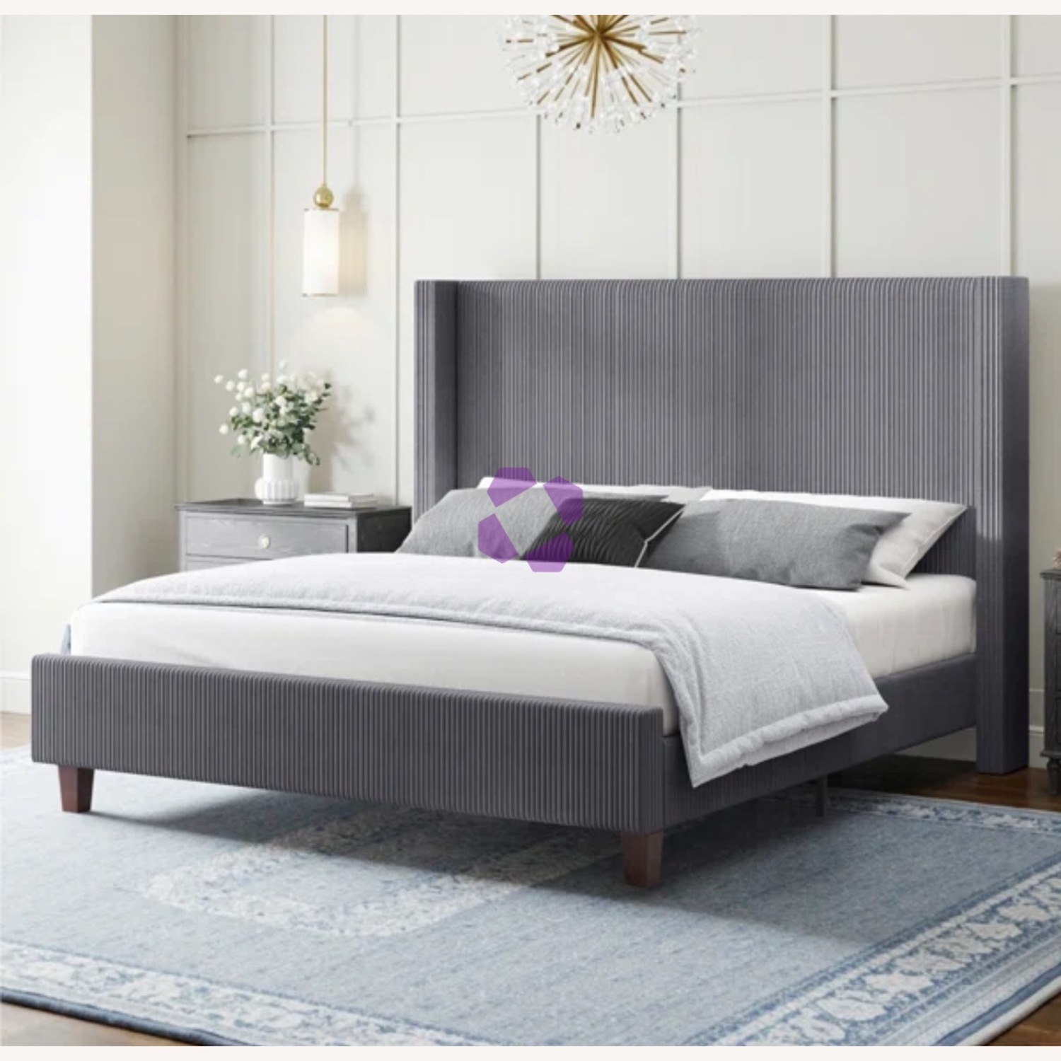 Wayfair Wade Logan Upholstered Bed - image-1