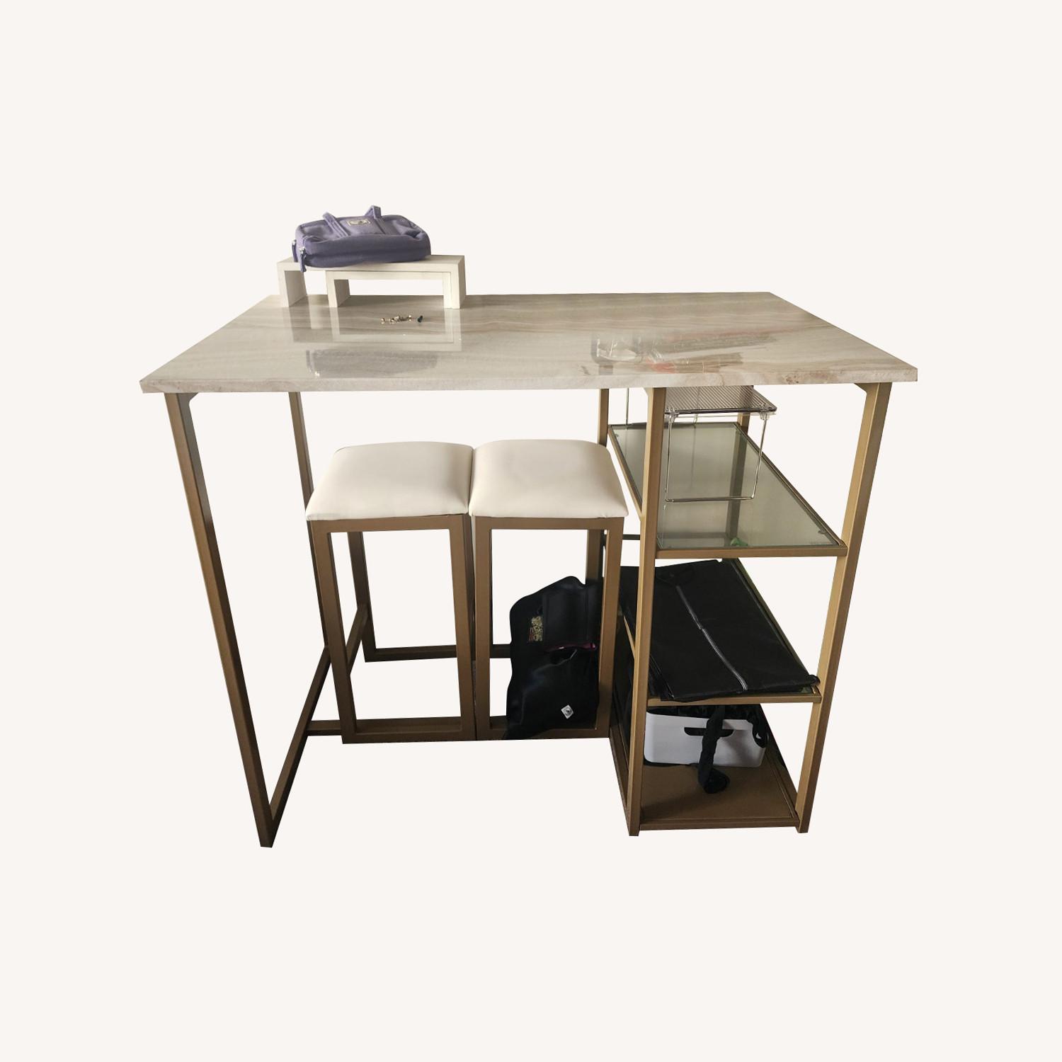 Houzz 3 Piece Modern Bar Set - image-0