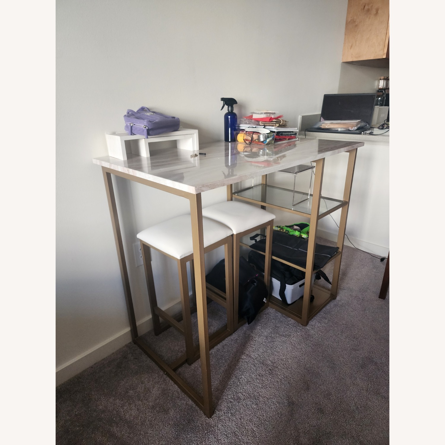 Houzz 3 Piece Modern Bar Set - image-2