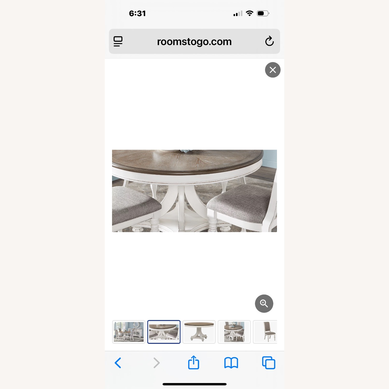 Rooms To Go Dining Table & Four Chairs - image-5