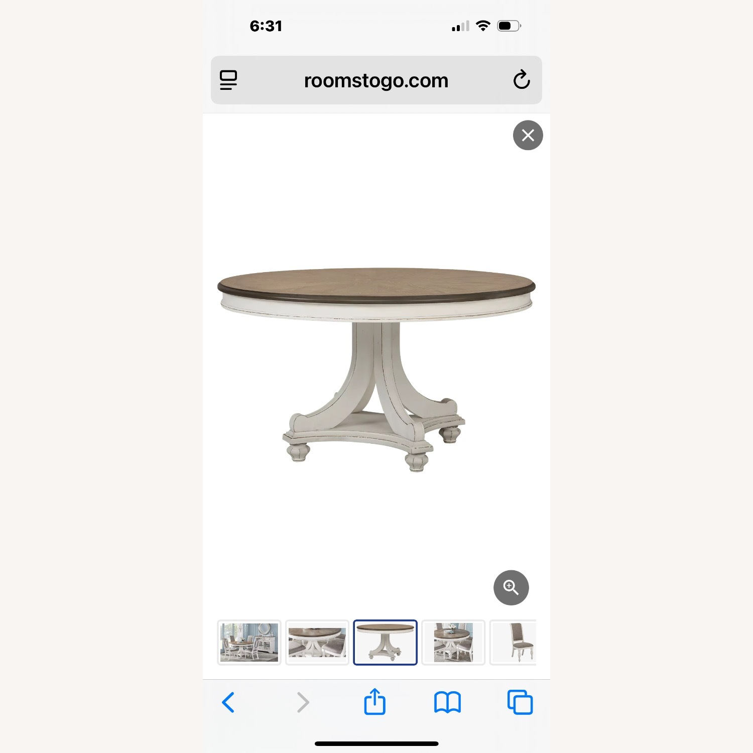 Rooms To Go Dining Table & Four Chairs - image-1