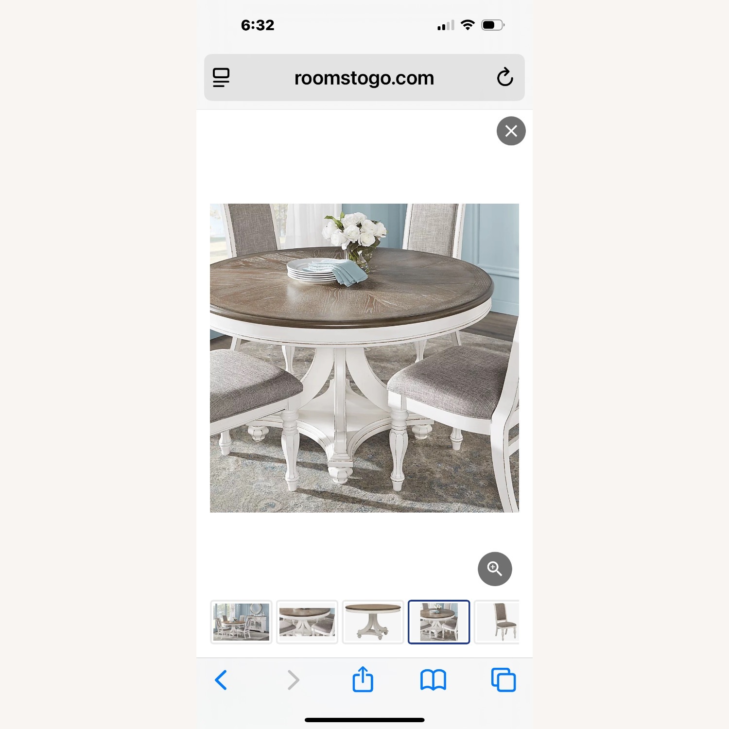 Rooms To Go Dining Table & Four Chairs - image-4