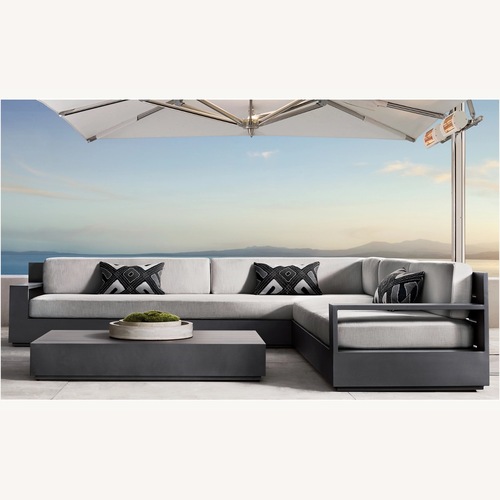 Used Restoration Hardware  Marbella Aluminum Sectional for sale on AptDeco