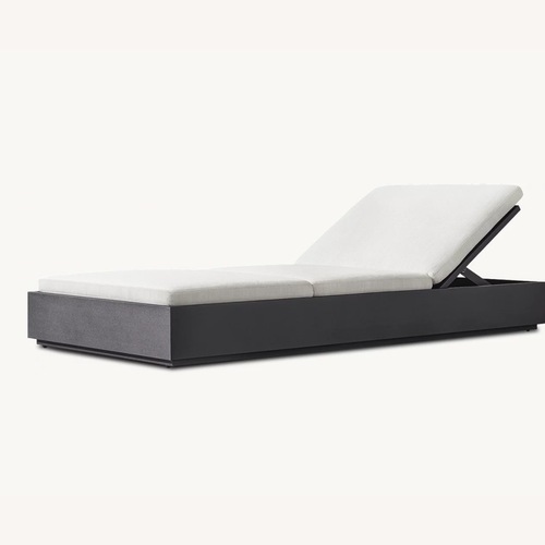Used Restoration Hardware Marbella Aluminum Chaise x2 for sale on AptDeco