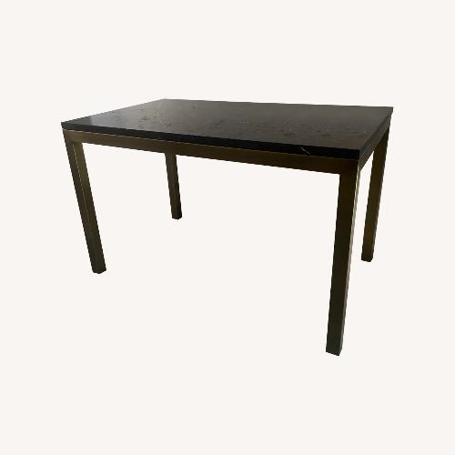 Used Marble and Metal Dining Table for sale on AptDeco