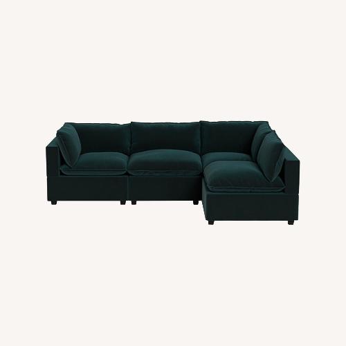 Used Albany Park Teal Kova L-Shape for sale on AptDeco