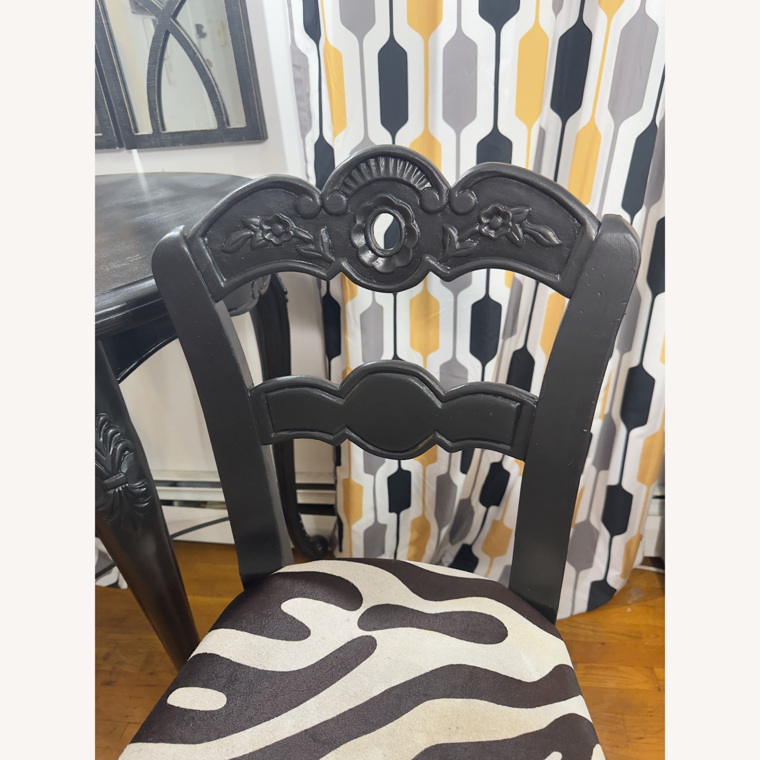 Vintage Wood Bar Height Dining Set  - image-4