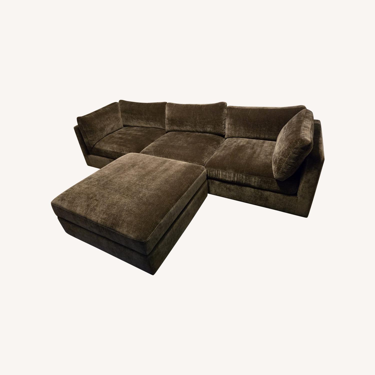 Interior Define Tatum Modular 3 Seat Sofa with Ottoman - image-0