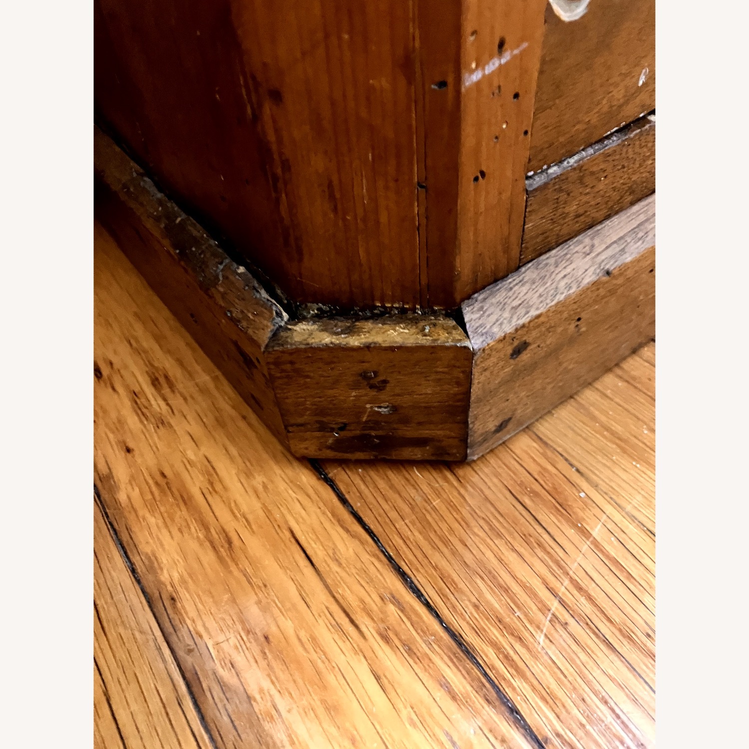 Antique German Nightside Table / Cabinet - image-5