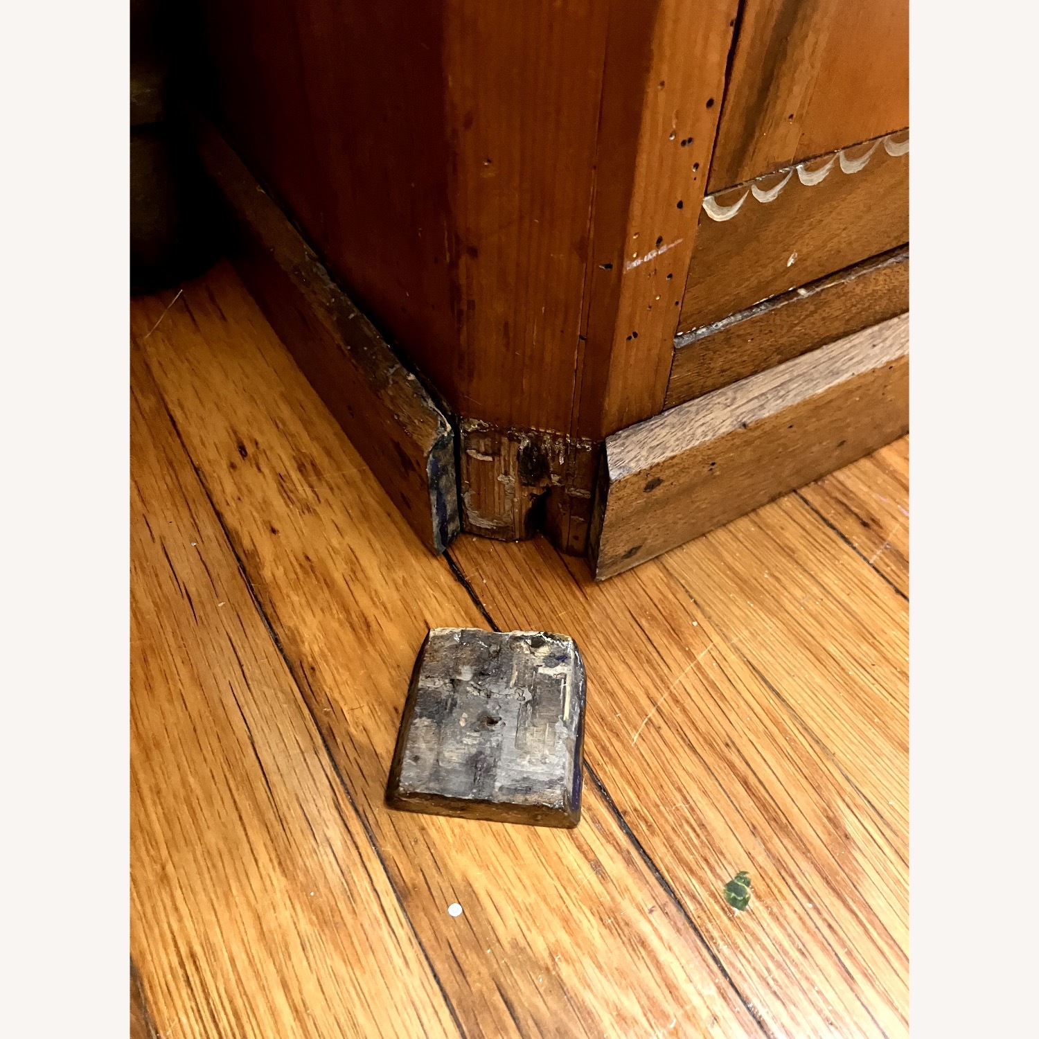 Antique German Nightside Table / Cabinet - image-6