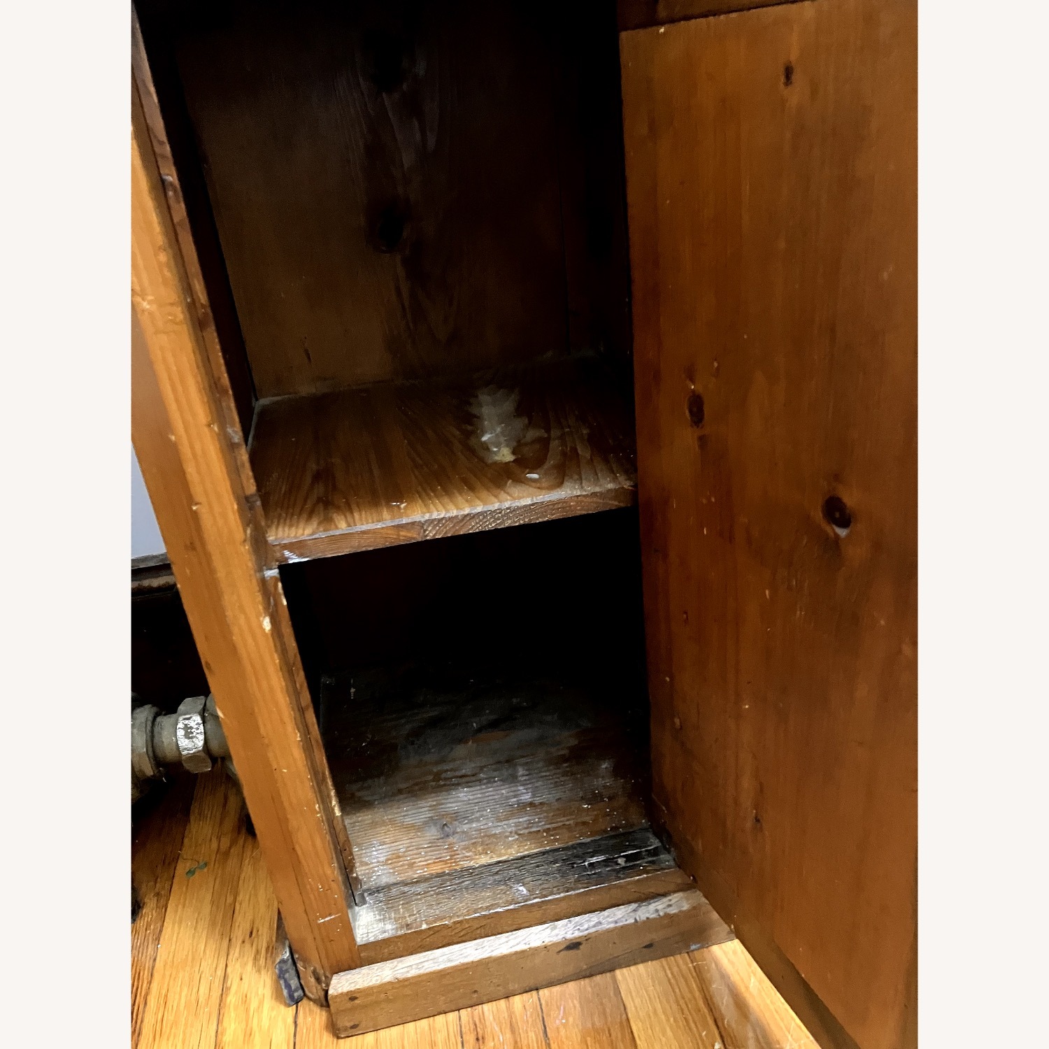 Antique German Nightside Table / Cabinet - image-3