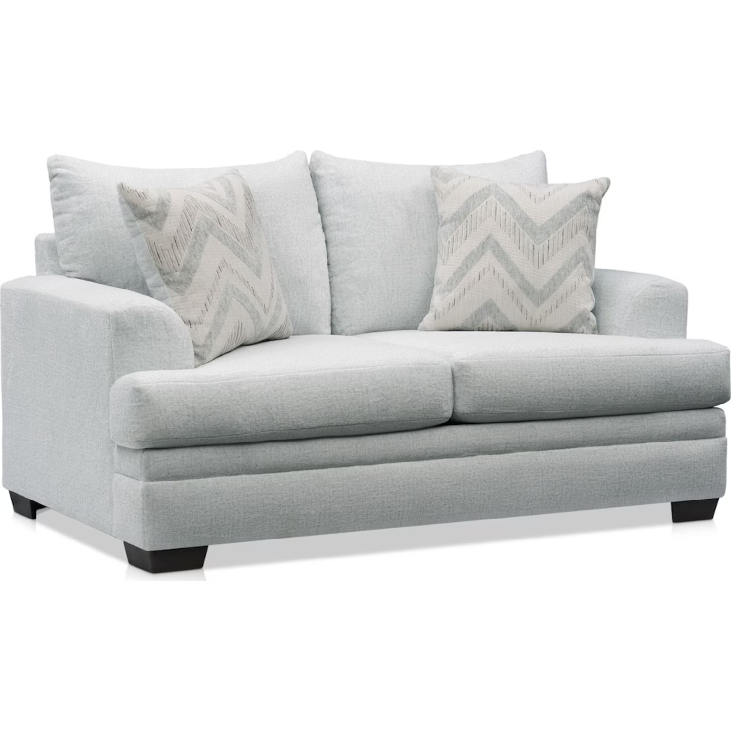 Marlie Loveseat Light Gray W Pillows - image-5