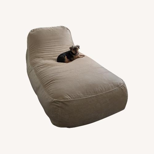 Used Palermo House Divan Velvet Accent Lounger for sale on AptDeco