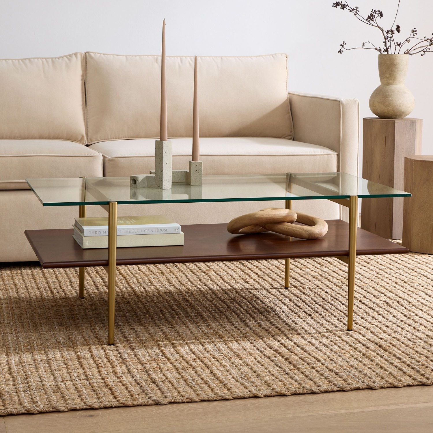 West Elm Mid-Century Display Coffee Table - image-1