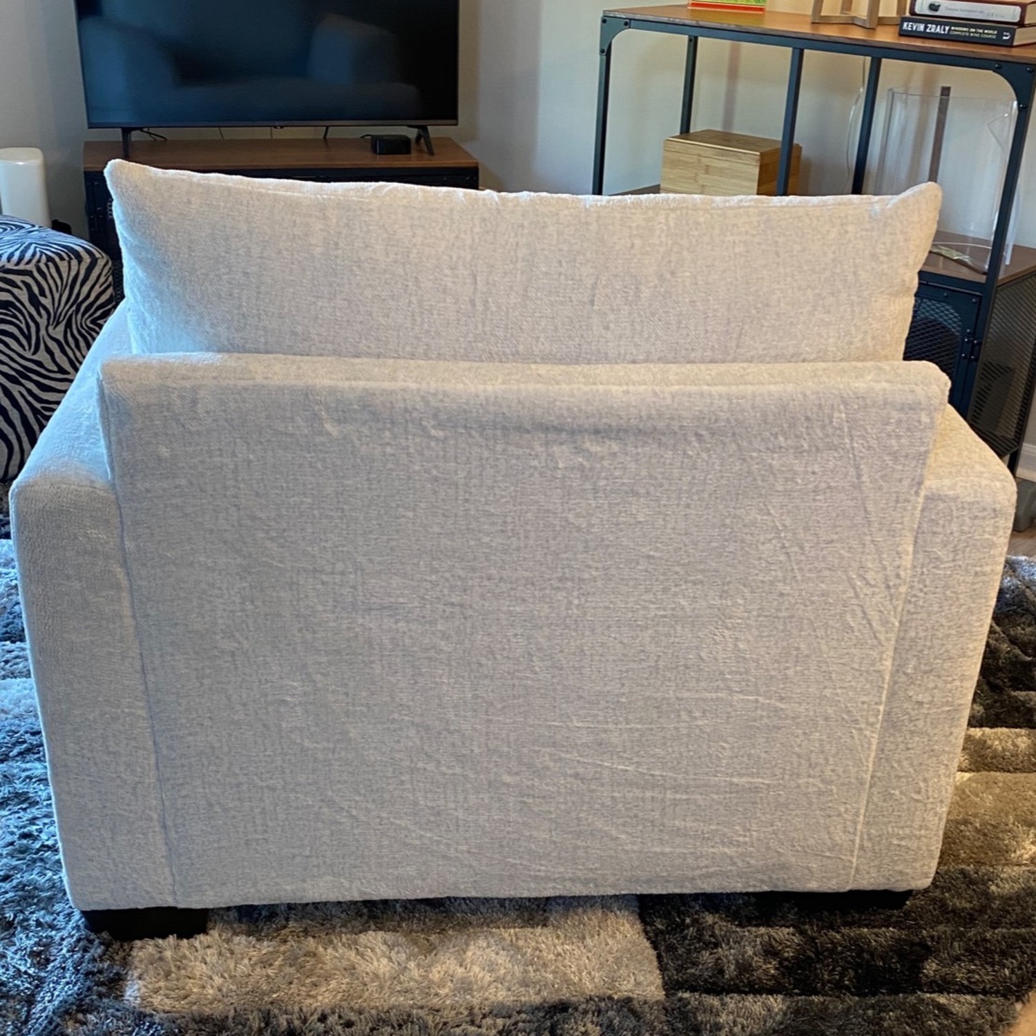 Value City Marlie Light Gray Chair - image-3