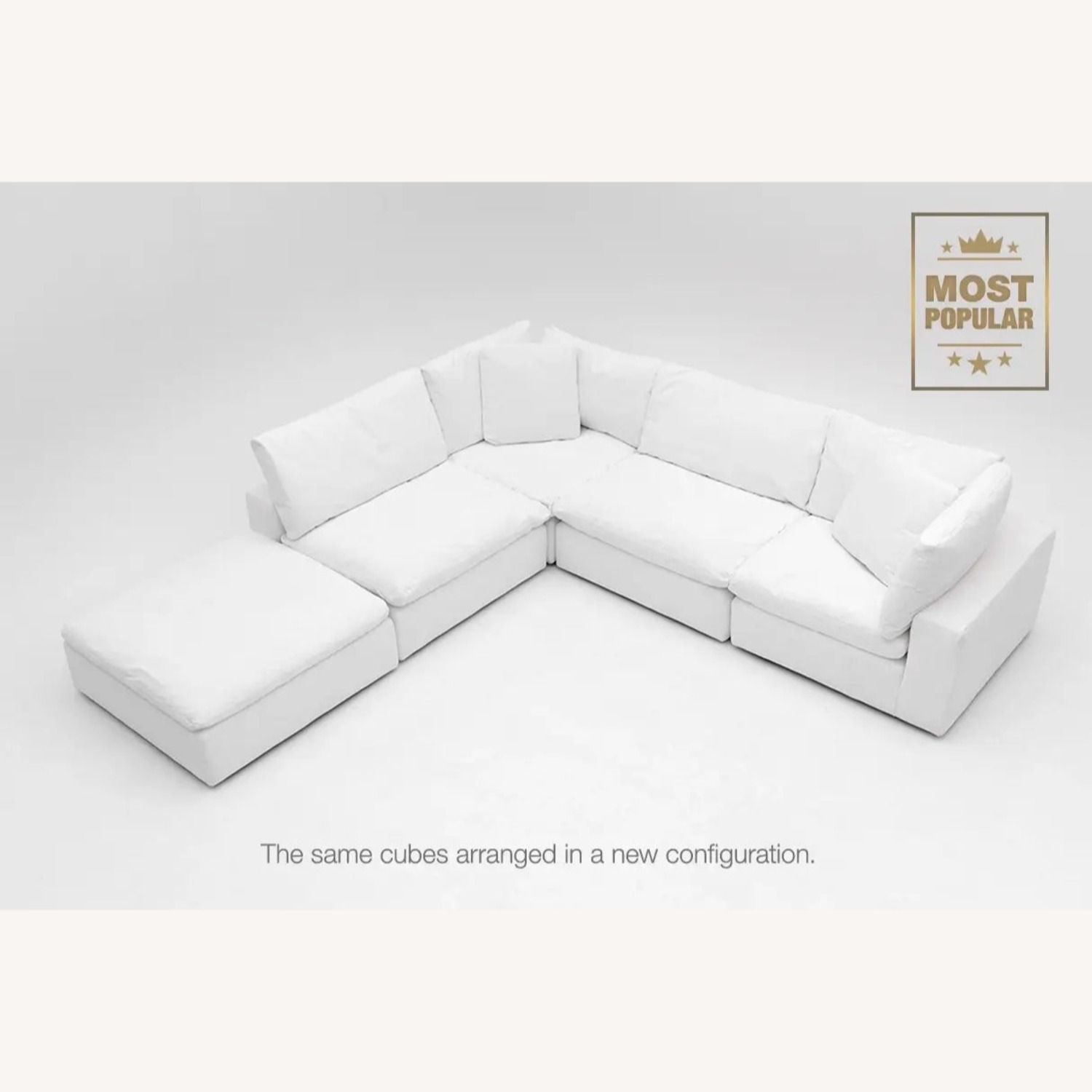 Soulfa Cloud Couch  5 Cube 38" Sectional - image-3