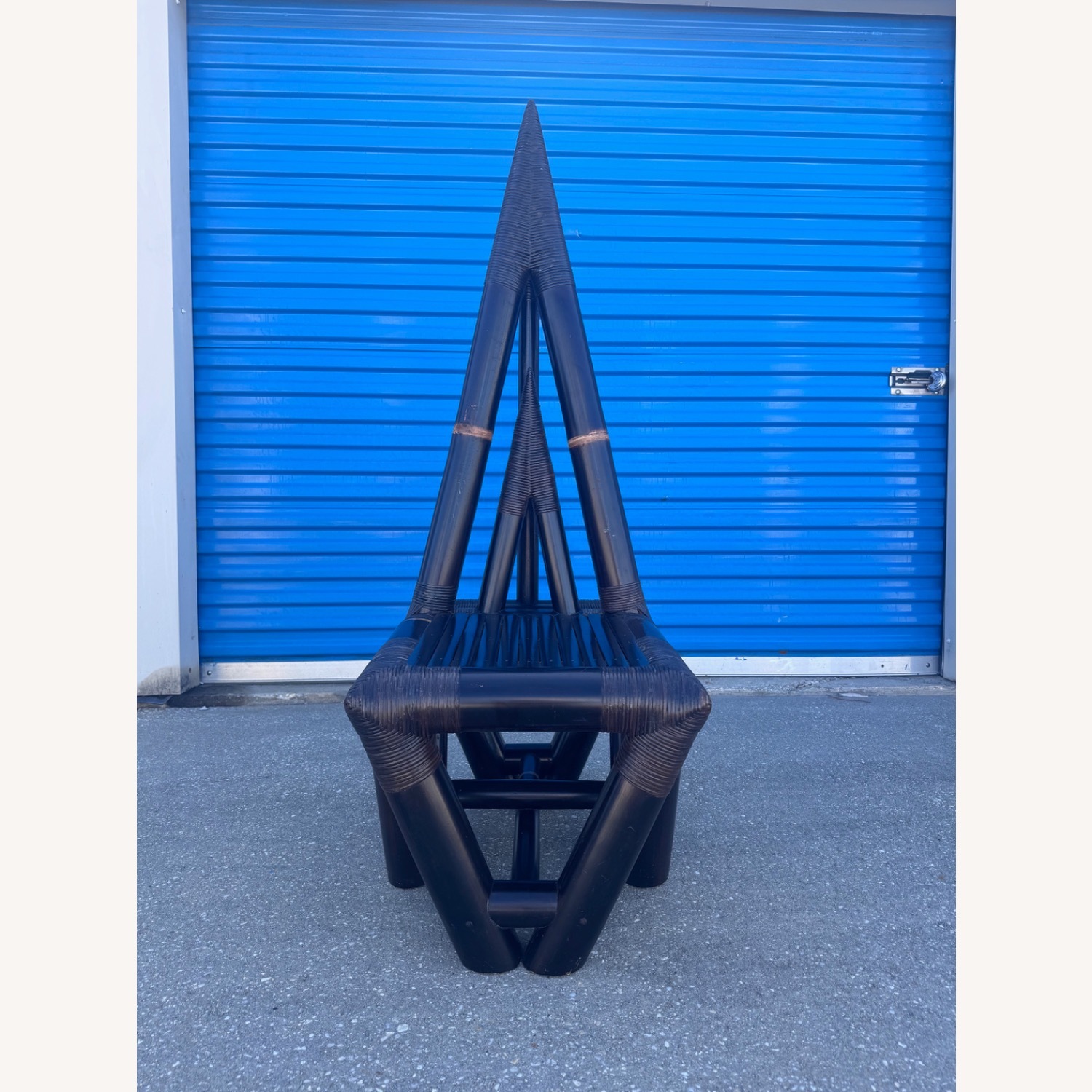 Vintage Bohemian Bamboo Chair  - image-3