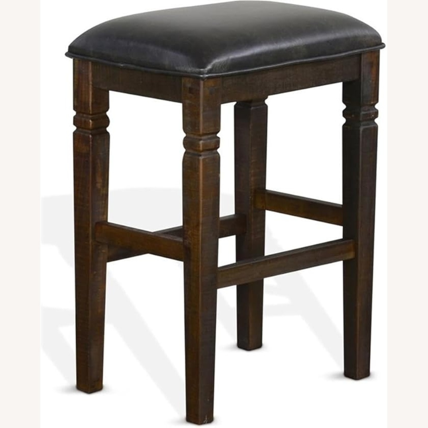 Mahogany Stools W Polyurethane Cushion - image-5