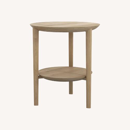 Used Oak Bok Side Table by Ethnicraft for sale on AptDeco