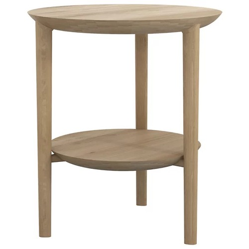 Used Oak Bok Side Table by Ethnicraft for sale on AptDeco