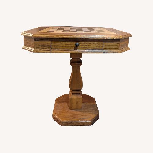 Used Bishop Cherry Game End Table for sale on AptDeco