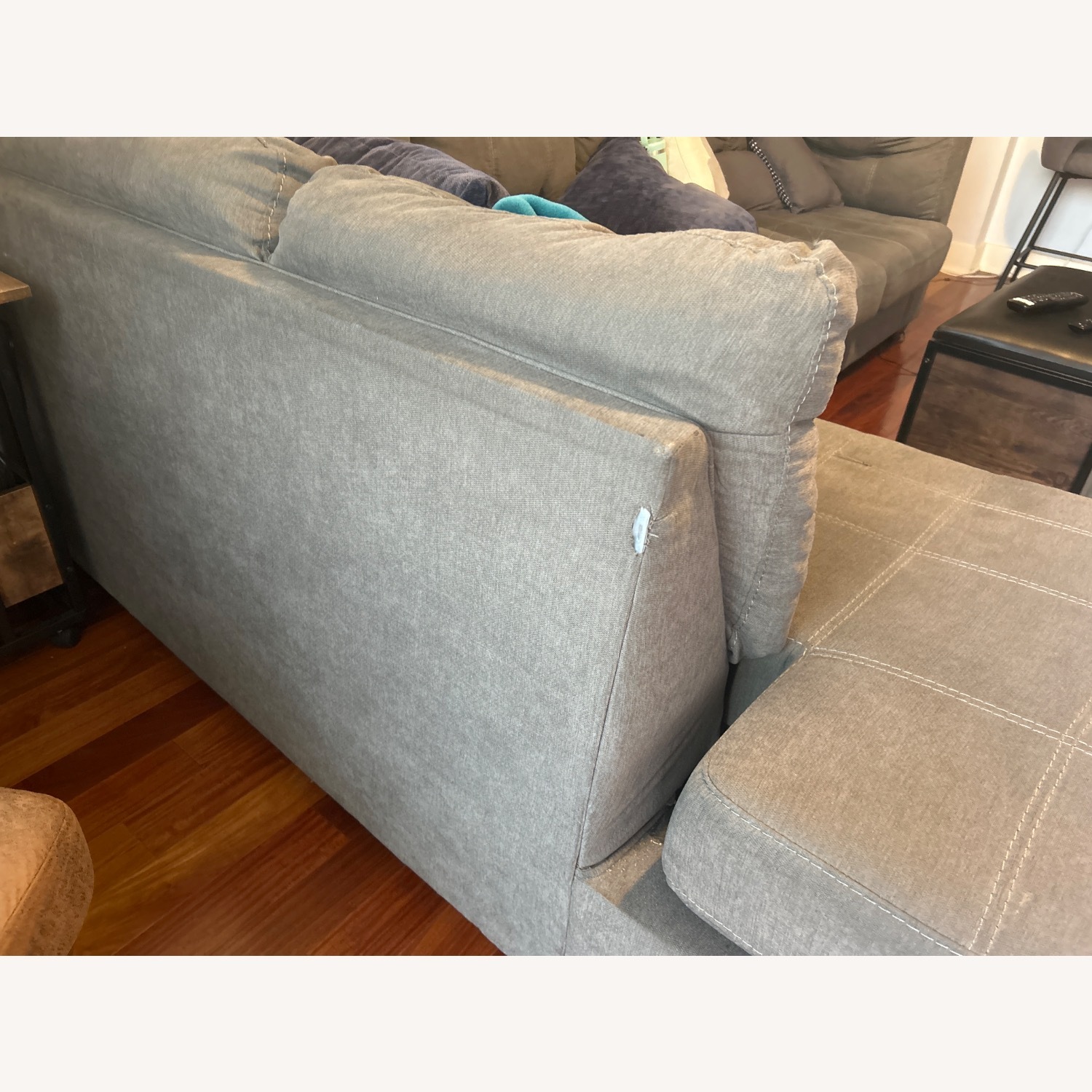 Raymour & Flanigan 2 Piece Sectional Chaise Couch - image-4